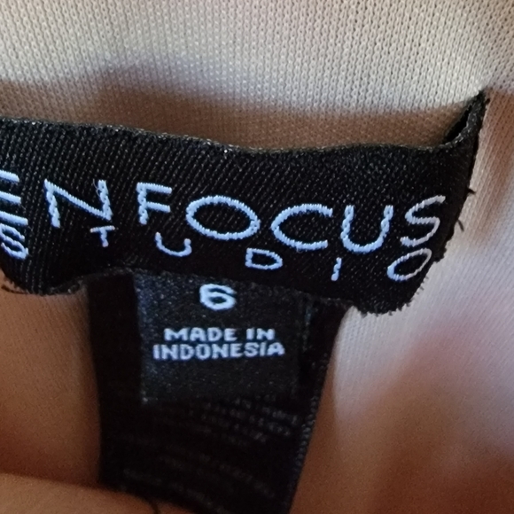 5 for $ 25 Bundle deal - Black and brown polka-dot dress with sheer top - Picture 3 of 3